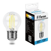 Лампа светодиодная Feron LB-511 Шарик E27 11W 230V 6400K 38226