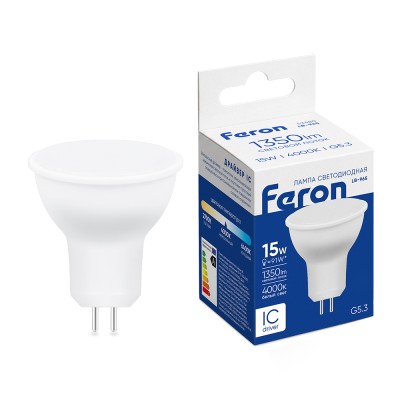 Лампа светодиодная Feron LB-965 MR16 G5.3 15W 230V 4000K 53480