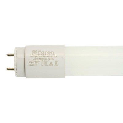 Лампа светодиодная Feron LB-213 G13 10W 175-265V 4000K 0,6м 25497