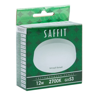 Лампа светодиодная SAFFIT SBGX5312 GX53 12W 230V 2700K 55188