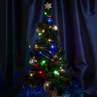 Светодиодная гирлянда Feron CL579 линейная Роса (на плоском проводе) 220V мультиколор c питанием от сети Светодиодная гирлянда Feron CL579 линейная Роса (на плоском проводе) 220V мультиколор c питанием от сети