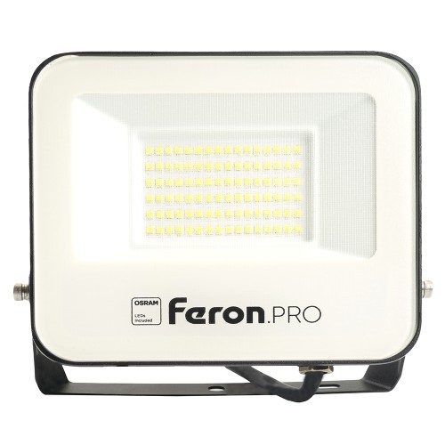 Светодиодный прожектор Feron.PRO LL-1000 IP65 50W 6400K черный 41540