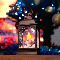Световая фигура Свеча "Снеговик" 1LED (батарейки в компл), 12,5см, черный, LT128 артикул 51456