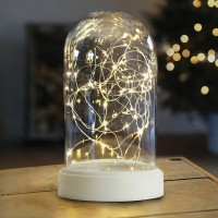 Световая фигура "Колба с Нитью Роса" 50LED 2700K, батарейки 3*АА, 23см, LT135 артикул 51454