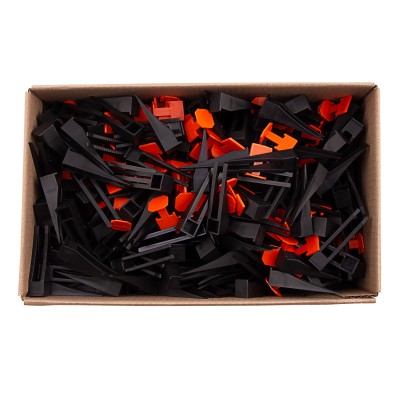 Система выравнивания плитки СВП - комплект: зажим + клин 250/250 шт Сибртех Система выравнивания плитки СВП - комплект: зажим + клин 250/250 шт Сибртех