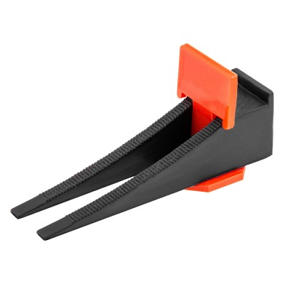 Система выравнивания плитки (СВП) комплект: зажимы, клинья (40/40 шт) в пакете Сибртех