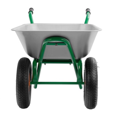 Тачка садово-строительная, 2-х колесная, усиленная, грузоподъемность 320 кг, объем 90 л Palisad