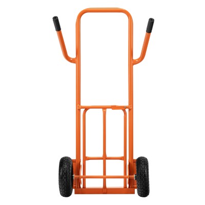 Тележка ручная двухколесная TTP2-01.00.000, грузоподъемность 190 кг, пневматические колеса d 260 мм, платформа 580 х 290 мм Сибртех