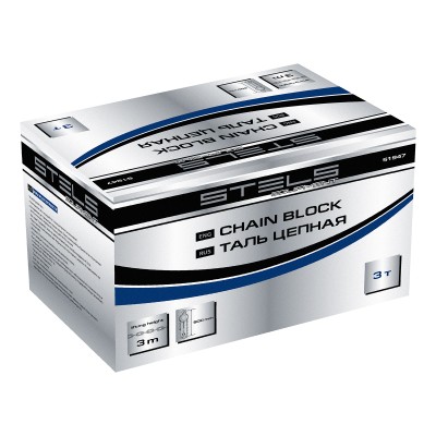 Таль цепная, 3 т, h подъема 3 м, расстояние между крюками 500 мм Stels Таль цепная, 3 т, h подъема 3 м, расстояние между крюками 500 мм Stels