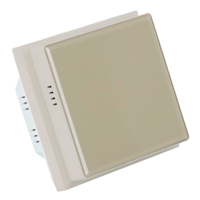 Терморегулятор сенсорный STEKKER RSW00-5119-08, серия Эмили, с подсветкой (белый), тип установки - скрытый, размер изделия 71*71*46мм., цвет кашемир, soft touch, материал изделия ABS пластик, латунь. Номинальное напряжение 250 , номинальный ток 16А, IP20