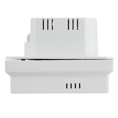 Терморегулятор сенсорный STEKKER RSW00-5119-01, серия Эмили, с подсветкой (белый), тип установки - скрытый, размер изделия 71*71*46мм., цвет белый фарфор, soft touch, материал изделия ABS пластик, латунь. Номинальное напряжение 250 , номинальный ток 16А, 