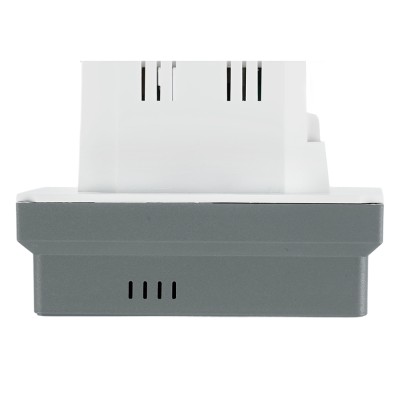 Терморегулятор сенсорный STEKKER RSW00-5119-10, серия Эмили, с подсветкой (белый), тип установки - скрытый, размер изделия 71*71*46мм., цвет платиново-серый, soft touch, материал изделия ABS пластик, латунь. Номинальное напряжение 250 , номинальный ток 16