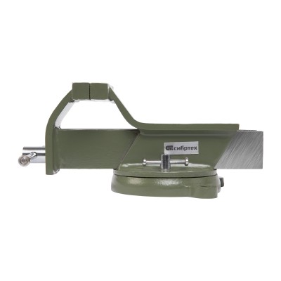 Тиски слесарные, 125 мм, стальные, поворотные Сибртех