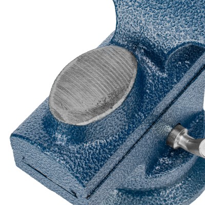 Тиски слесарные, настольные, поворотные, ширина рабочих губок 65 мм, наковальня Сибртех