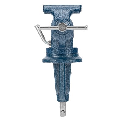 Тиски слесарные, настольные, поворотные, ширина рабочих губок 65 мм, наковальня Сибртех