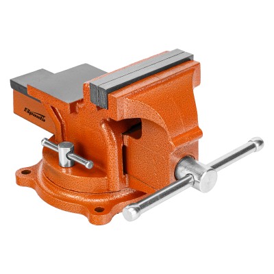 Тиски слесарные, 100 мм, поворотные, с наковальней Sparta