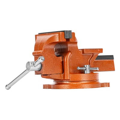 Тиски слесарные, 100 мм, поворотные, с наковальней Sparta