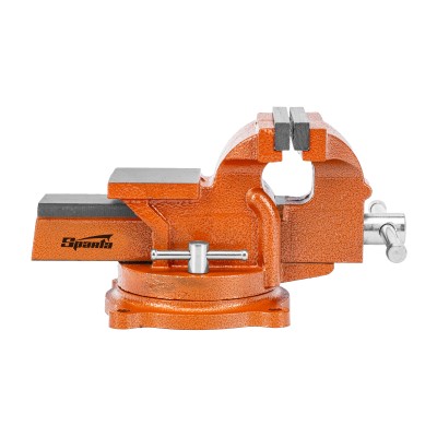 Тиски слесарные, 100 мм, поворотные, с наковальней Sparta