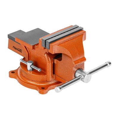 Тиски слесарные, 100 мм, поворотные, с наковальней Sparta