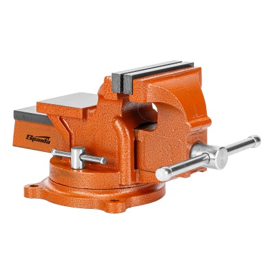 Тиски слесарные, 100 мм, поворотные, с наковальней Sparta