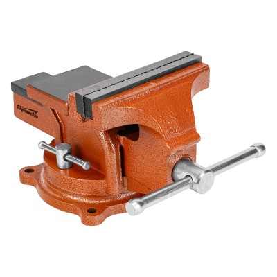 Тиски слесарные, 125 мм, поворотные, с наковальней Sparta