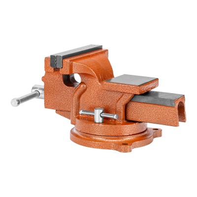 Тиски слесарные, 125 мм, поворотные, с наковальней Sparta