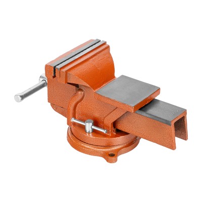 Тиски слесарные, 150 мм, поворотные, с наковальней Sparta