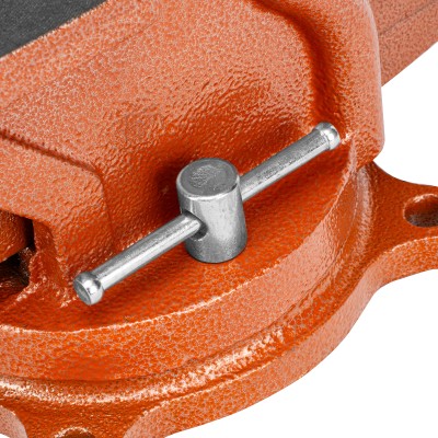 Тиски слесарные, 150 мм, поворотные, с наковальней Sparta