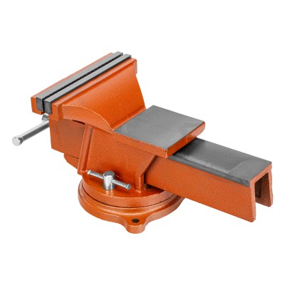 Тиски слесарные, 200 мм, поворотные, с наковальней Sparta