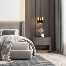 Подвесной светильник с тканевым абажуром 4441 Hilton TK Lighting