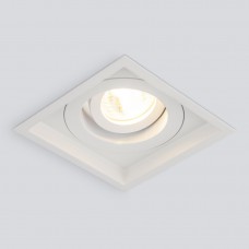 Алюминиевый точечный светильник 1071/1 MR16 WH белый 57.1