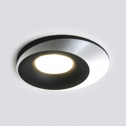 Встраиваемый точечный светильник 124 MR16 черный/серебро 30.8