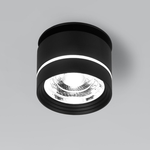 Встраиваемый светодиодный светильник 8W 4200K чёрный 25035/LED Elektrostandard