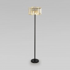 Напольный светильник с хруталем 01150/3 черный/золото Bogate's