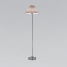 Напольный светильник с тканевым абажуром 01133/1 хром/серый Eurosvet