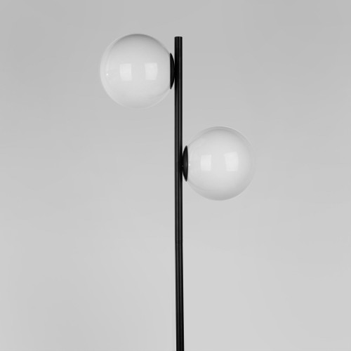 Напольный светильник с мраморным основанием 01158/2 черный Eurosvet