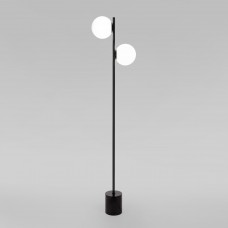 Напольный светильник с мраморным основанием 01158/2 черный Eurosvet