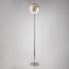 Напольный светильник с металлическим плафоном 01100/1 серебряный / хром Bogate's