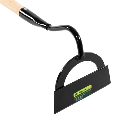 Мотыга стальная усиленная, 170 х 60 х 1430 мм, деревянный черенок, Сибртех