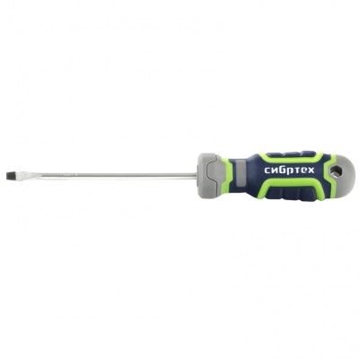 Отвертка SL4 х 100 мм, CrV, четырехкомпонентная рукоятка Сибртех
