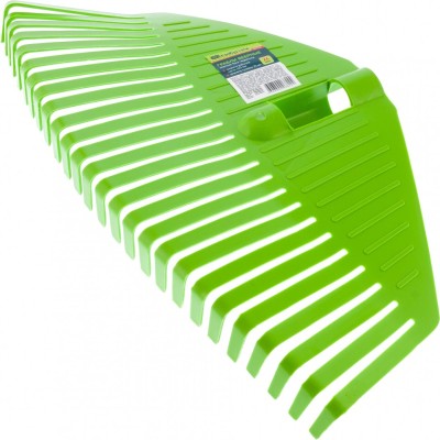 Грабли веерные пластиковые, 420 мм, 26 плоских зубьев, без черенка, Сибртех