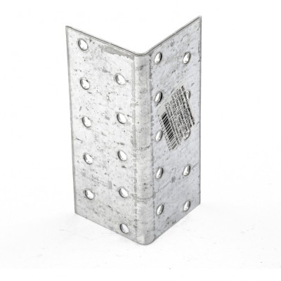 Крепежный уголок равносторонний 2 мм, KUR 40 x 40 x 100 мм Сибртех