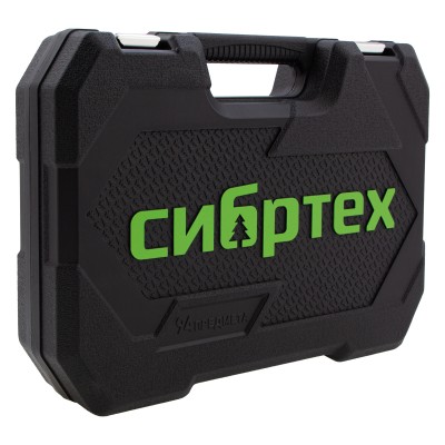 Набор инструментов 94 предмета, CrV, 1/2", 1/4" Сибртех Набор инструментов 94 предмета, CrV, 1/2", 1/4" Сибртех