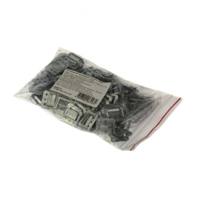 Кляймер №1, оцинкованный с гвоздями, 100 шт Сибртех Кляймер №1, оцинкованный с гвоздями, 100 шт Сибртех