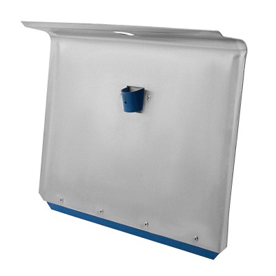 Лопата для уборки снега тротуарная, алюминиевая, 500 х 400 мм, без черенка, Сибртех