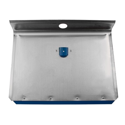 Лопата для уборки снега тротуарная, алюминиевая, 500 х 400 мм, без черенка, Сибртех