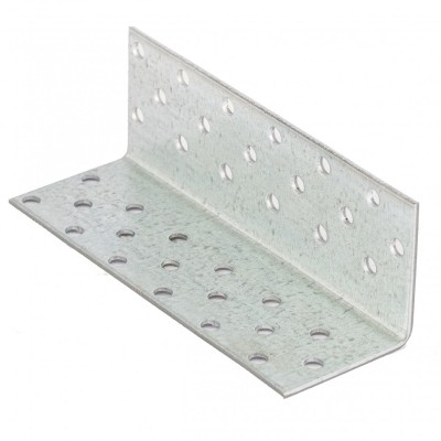 Крепежный уголок равносторонний 2 мм, KUR 40 x 40 x 120 мм Сибртех