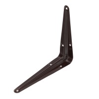 Кронштейн угловой с ребром, 125 х 150 мм, коричневый Сибртех Кронштейн угловой с ребром, 125 х 150 мм, коричневый Сибртех