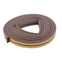 Уплотнитель, 6 м, профиль "D", коричневый Сибртех Уплотнитель, 6 м, профиль "D", коричневый Сибртех