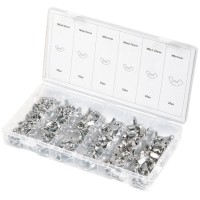 Набор гаек: М5 х 0.5, М5 х 0.8, М6 х 0.75, М6 х 1, М8 х 1, М8 х 1.75 мм, с "барашком", 150 предметов Сибртех Набор гаек: М5 х 0.5, М5 х 0.8, М6 х 0.75, М6 х 1, М8 х 1, М8 х 1.75 мм, с "барашком", 150 предметов Сибртех